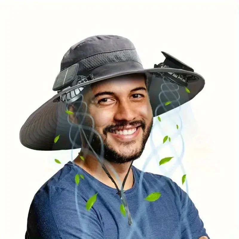 50397b7a-b704-4958-8e3c-a70c812f07c4_1024x1024 Hat With Fan For Camping - Image 1