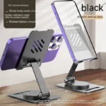 360° Rotating Metal Desk Phone & Tablet Stand